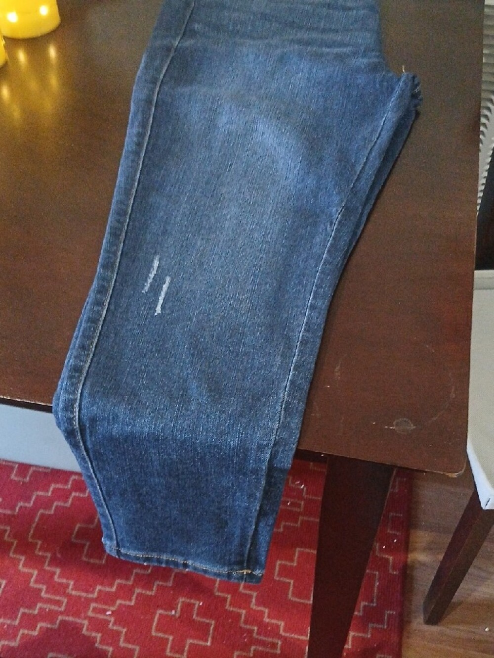 Just USA Women's Dark Blue Skinny Jeans - Picture 4 of 7